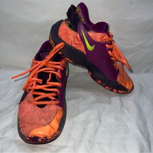 Nike Zoom Freak 2 SE Bright Mango Low-Top Basketball Sneakers CZ4177-80  Size 4Y